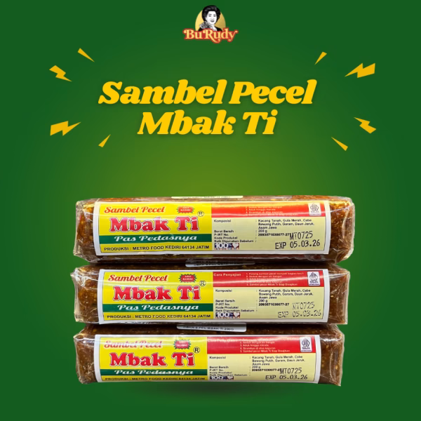 Sambel Pecel Kediri Mbak Ti 200gr – Rasa Manis Pedas Asli Jawa Timur