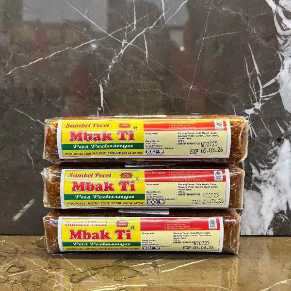 Sambel Pecel Kediri Mbak Ti 200gr – Rasa Manis Pedas Asli Jawa Timur - Gambar 2