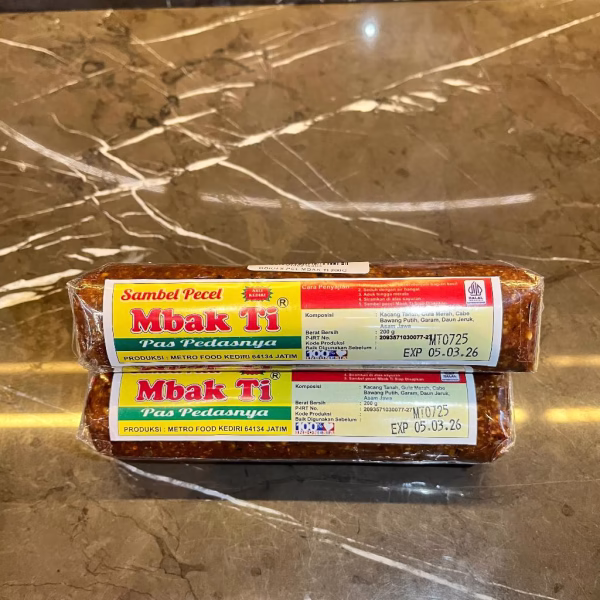 Sambel Pecel Kediri Mbak Ti 200gr – Rasa Manis Pedas Asli Jawa Timur - Gambar 5