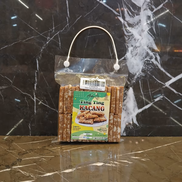 Ting-Ting Kacang Azka Barokah 200g Oleh-Oleh Dari Surabaya - Gambar 2