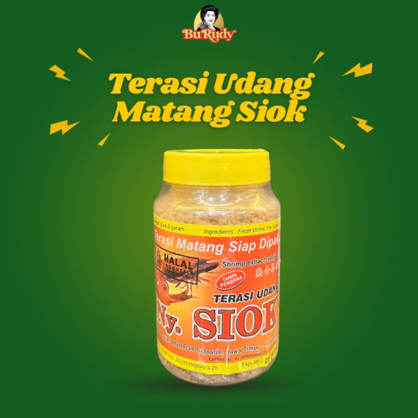 Terasi Udang Ny. Siok Matang / Terasi Matang Siap Pakai  – Bumbu Masakan Khas Indonesia