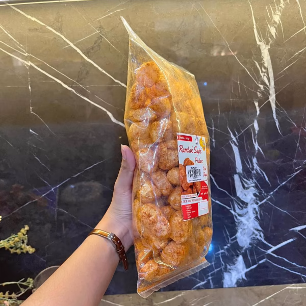 Rambak Sapi Pedas Haryono 100gr – Camilan Kerupuk Kulit Sapi Gurih dan Renyah - Gambar 4