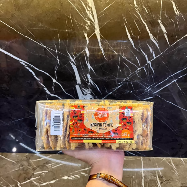 Rohani Keripik Tempe – Keripik Tempe Spesial Asli | Camilan Renyah Gurih 250gr - Gambar 5